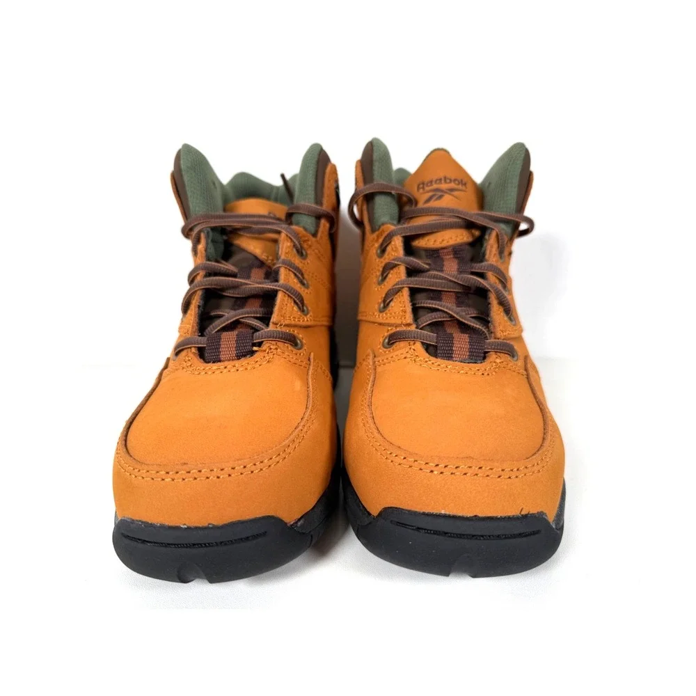 Reebok TYAK RB4388 Men's Comp Toe Work Hiker Boots Tan 5.5M New